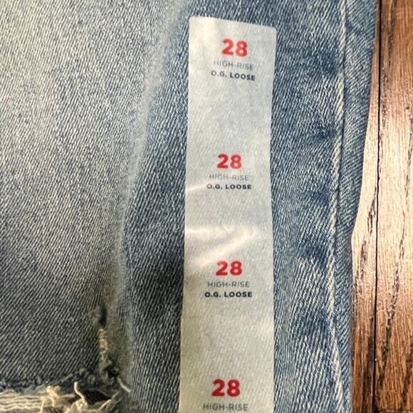 Old Navy O.G. Loose High Rise Jeans  Size 28 - Picture 5 of 6